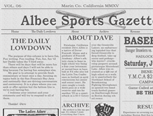 Tablet Screenshot of davealbee.com